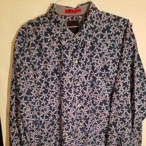 Tommy Bahama Men's Cotton/Silk Dress Shirt